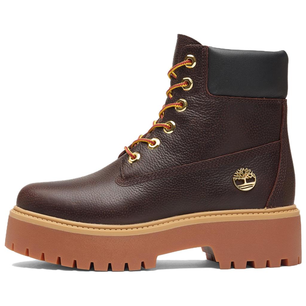 Timberland Stone Street Espresso Comfortable Versatile Short Martin Boots Women Boots Brown A2H3CEXU