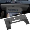 Для KIA EV9 ABS Carbon Fibre Center Control Air Outlet Lower Panel Cover Trim Прямая замена автомобильных аксессуаров Интерьер
