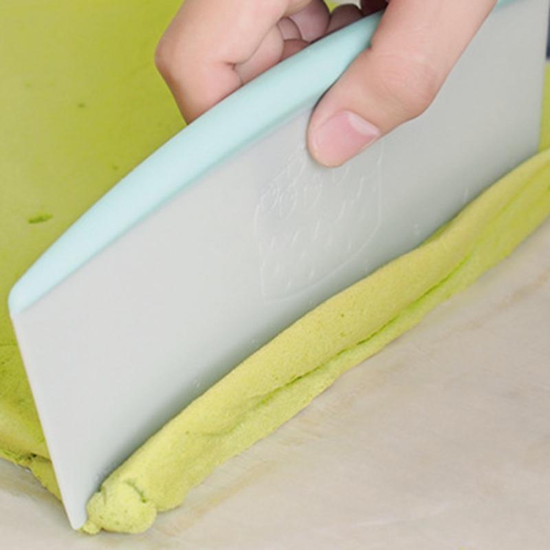 Резак для теста для пиццы Скребок для теста Нож для теста Очень большой Скребок для скамьи Кондитерские инструменты Полипропиленовая ручка