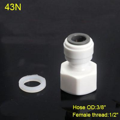 Трубка шланга 1/4" 3/8" НЗ 1/4" 1/2" 3/4" 1/8" Пластиковая трубка Быстроразъемные соединения Фитинги для разъема воды RO Система обратного осмоса