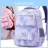 Cute Cartoon Nylon School Backpack For Kids Large Capacity Lightweight Design