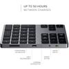Clavier Numérique Étendu - SATECHI - Bluetooth - Aluminium - USB-C Rechargeable - MacOS