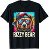 Футболка с изображением медведя гризли Rizzly Bear в солнцезащитных очках(1)