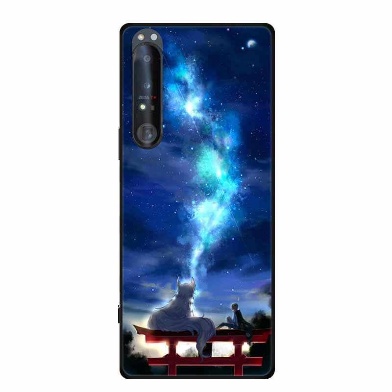 Крутой силиконовый чехол для Sony Xperia 1 V Чехол с принтом Модный мягкий задний чехол для Sony Xperia 1V Чехол Защитные мультяшные оболочки