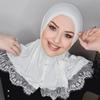 Modal Lace Snap Fastener Muslim Women Instand Hijab