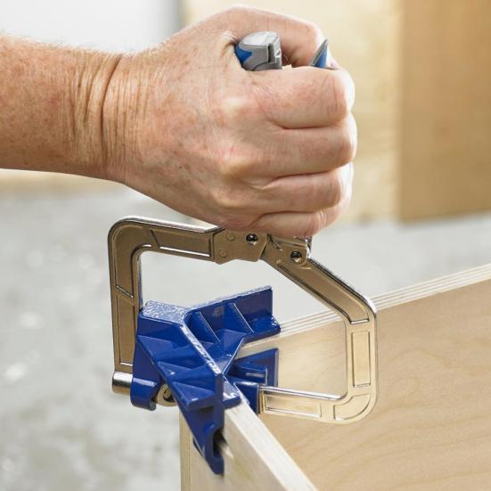 Угловой зажим 90 градусов Эргономичная ручка Регулируемая толщина Многоцелевой ручной Прямоугольный зажим Инструмент для деревообработки