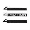 3D ABS Black 4 Motion Logo Letters Car Rear Trunk Emblem Badge Decal For Tayron Golf MK4 5 Tiguan 4motion Sticker Accessories