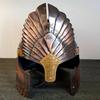 Medieval Wings Armor Helmet Metal Etching Brass Fitting Templar Viking Helmet.