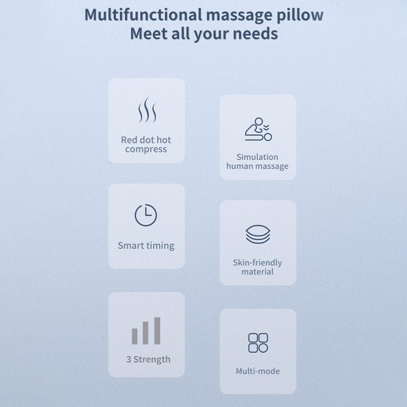 Электрическая разминающая подушка для массажа шиацу, инфракрасный нагреватель, массажер для шеи, массажная подушка для спины, талии, тела, оздоровительный массажер для релаксации