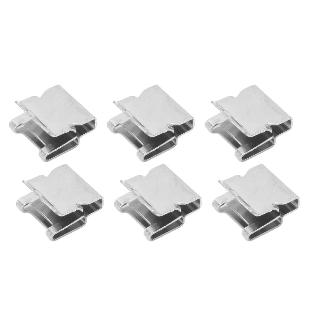 100Pcs Solar Panel Cable Clip Stainless Steel Metal Wire Clamp Photovoltaic System Mounting