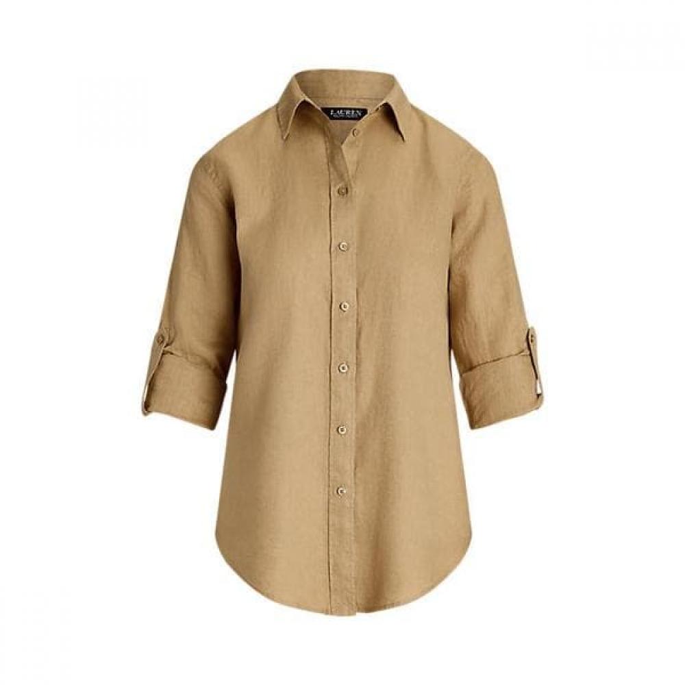 Lauren Ralph Lauren Relax Fit Linen Shirt Wmlrshts6820470270