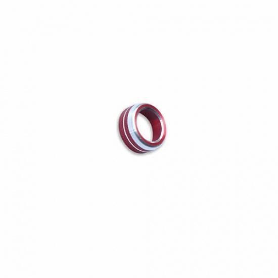 Red Aluminum -21 Console Volume Switch Button Cover Trim Fit For BMW X5 G05