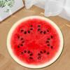Round Carpet Fruit Orange Lemon Living Room Rug Bedroom Kitchen Entrance Doormat Yoga Mat Chair Cushion Home Decor Carpet