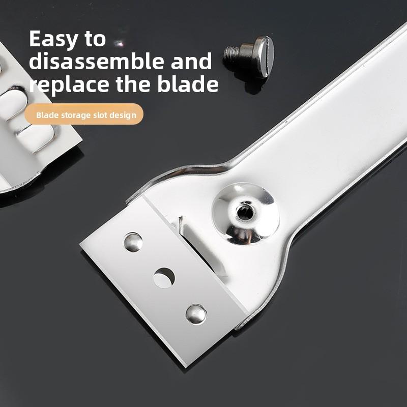 Multi Functional Cleaning Scraper Kitchen Tile Cleaning Scraper Wall Floor Cleaning Scraper Stainless Steel