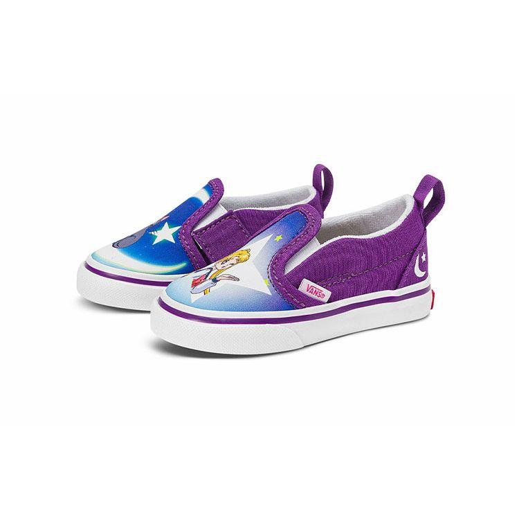 Sailor Moon x Vans Slip-On V Детские Кроссоссовки Pretty Guardian - Сине-Фиолетовые Малыш VN0A5EFK5RH