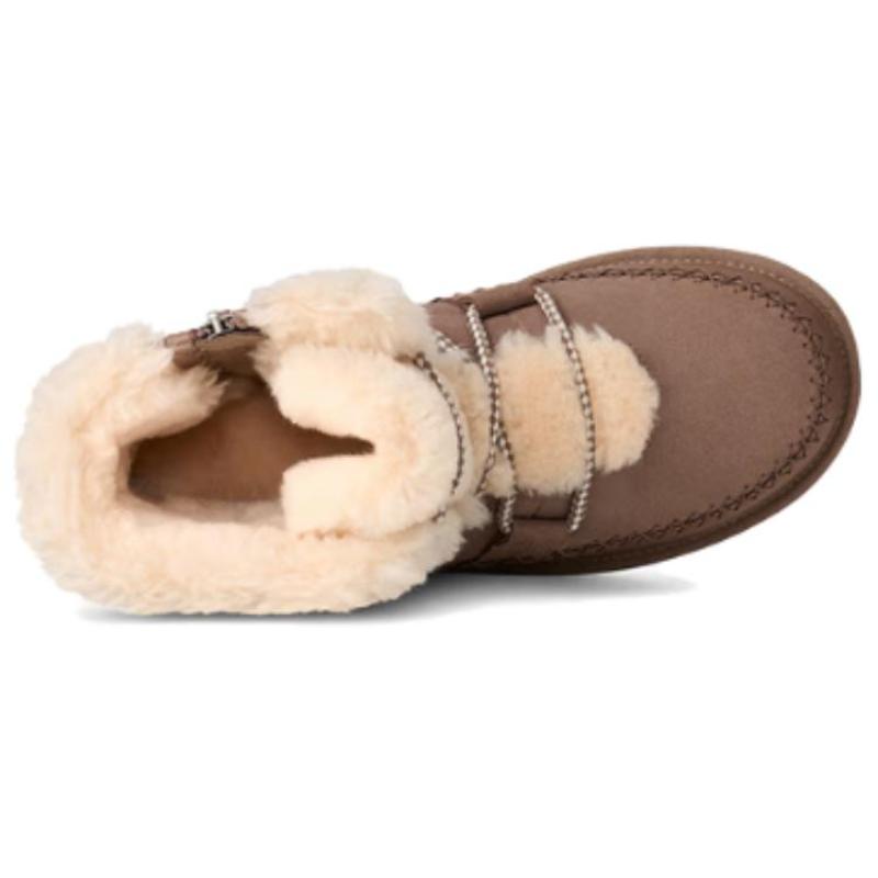 UGG Классические Новинка Короткие Снежные Ботинки Женские Коричневые Кроссовки с Оленями 1174574-CRBO