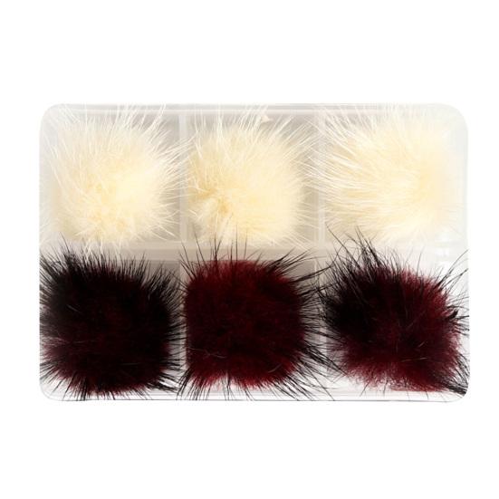 6 шт./кор. магнитный съемный шарик для ногтей, украшение для маникюра, мини-плюшевый шарик для дизайна ногтей