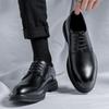 Business Men's Leather Shoes Classic Gentleman Design Style Outdoor Leisure Business Party Office and Wedding Groom's Shoes New