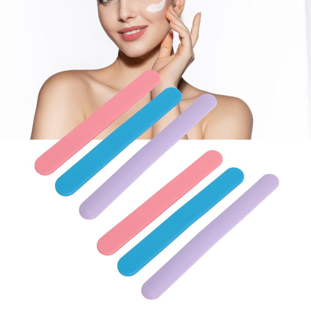 Set de 6 spatules en silicone pour le visage et l’épilation, outils réutilisables antiadhésifs