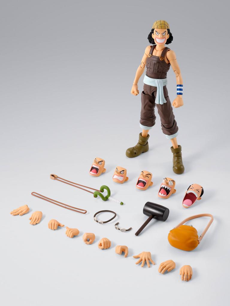 TAMASHII NATIONS ONE PIECE Усопп 145 мм ПВХ АБС Окрашенная Подвижная Фигурка S.H.Figuarts -Рассветное Приключение- Прибл.. &