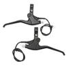 1 Pair Electric Bicycle Brake Levers Electric Bicycle Brake Handle Diameter 22.2mm for Tongsheng TSDZ‑2 Motor Black 