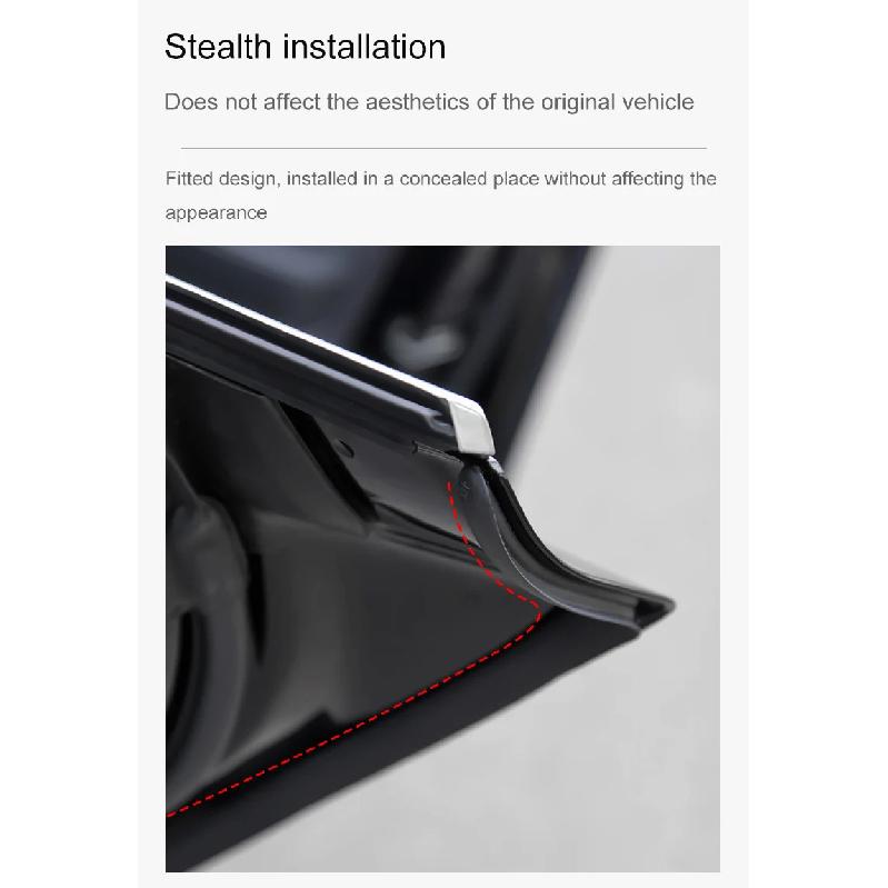 For Tesla Model 3/Y 2017-2025 Door Seal Kit Soundproof Rubber Weather Draft Seal Strip Sunroof Seal Wind Noise Reduction Kit