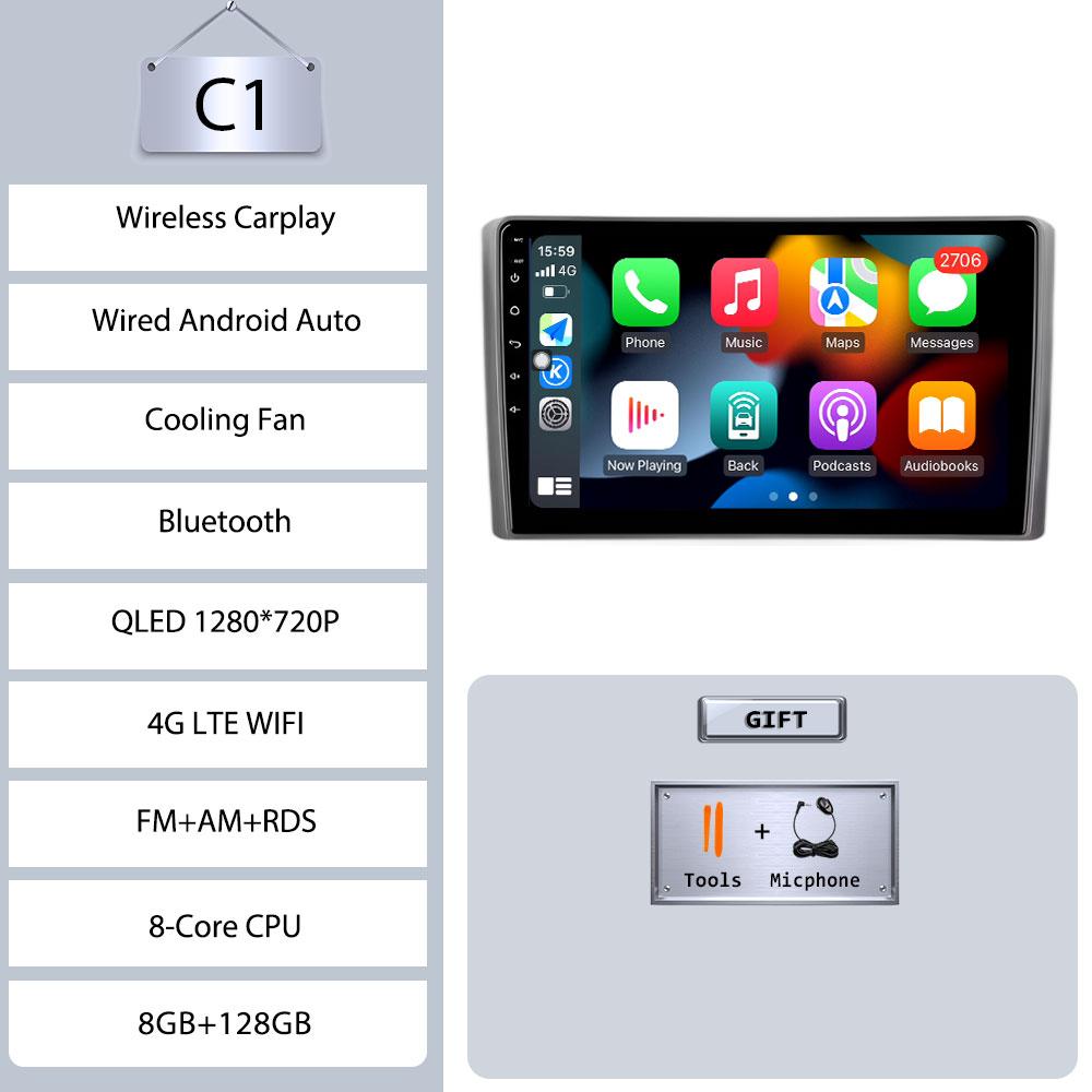 Pour Honda Element 2002-2006, écran tactile Android 16 IPS HD de 10 pouces, CarPlay sans fil, GPS Navi, BT, WiFi, kit multimédia, lecteur audio
