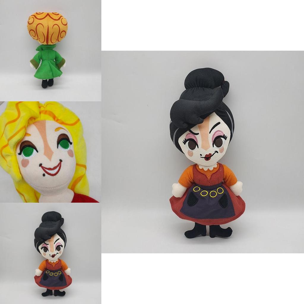Hocus Pocus Plush Toy Featuring The Iconic Sanderson Sisters Made With Non-toxic Materials And Durable Polyester Fabric