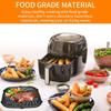 GCQ Air Fryer Replacement Parts for PowerXL Vortex Pro 8 QT Air Fryer, Oval 10''*10''Food Grade Stainless Steel Air Fryer Accessories Grill Pan Grill