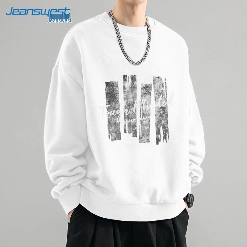Мужская толстовка с круглым вырезом и принтом Jeanswest