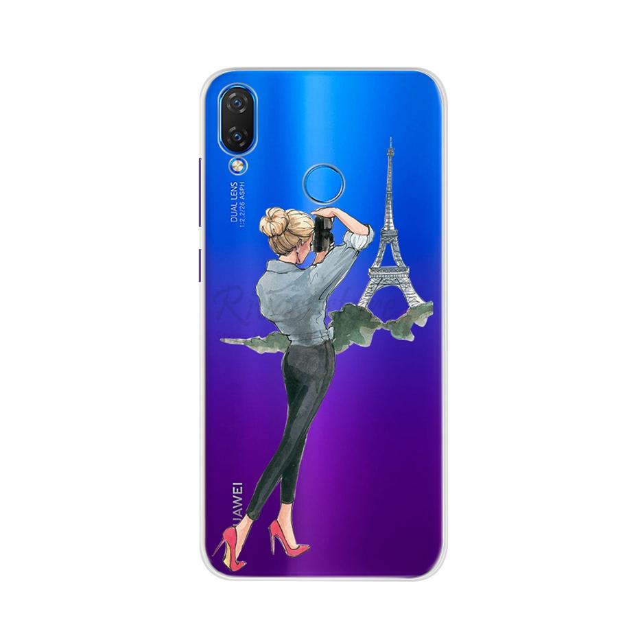 Чехол для huawei Nova 3 3i чехол силиконовый мягкий ТПУ Задняя крышка телефона чехлы для Huawei Nova3 nova3i huawei nova 3 3i INE-LX2 INE-LX9