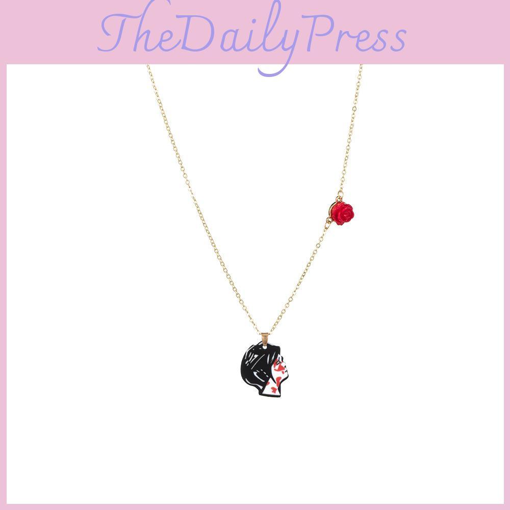 Уникальное акриловое ожерелье-цветок розы на лицо для модных энтузиастов в Европе и Америке