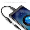 Адаптер USB Type C на 3,5 мм Aux Кабель-переходник Type-C 3 5 разъем Аудиокабель Кабель для наушников Конвертер Для телефона Кабель адаптера цифрового аудио