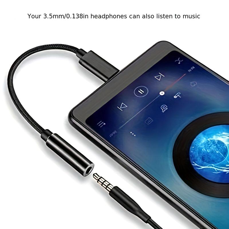 Адаптер USB Type C на 3,5 мм Aux Кабель-переходник Type-C 3 5 разъем Аудиокабель Кабель для наушников Конвертер Для телефона Кабель адаптера цифрового аудио