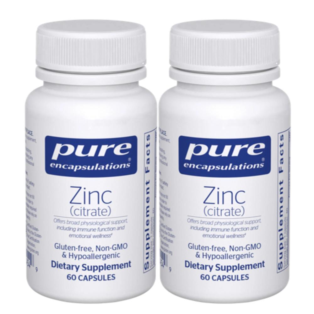 Pure Encapsulations Цитрат цинка 2 шт. 60 таблеток