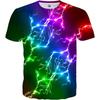 Popular Sale Stylish Outdoor Comfort Polyester Men's Short Sleeve T-Shirt with Interstellar Sci-Fi Pattern Digital Print