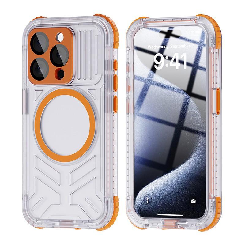 Waterproof Case IPhone 15 Pro Max Outdoor Swimming Diving Shockproof Magnetic Protector