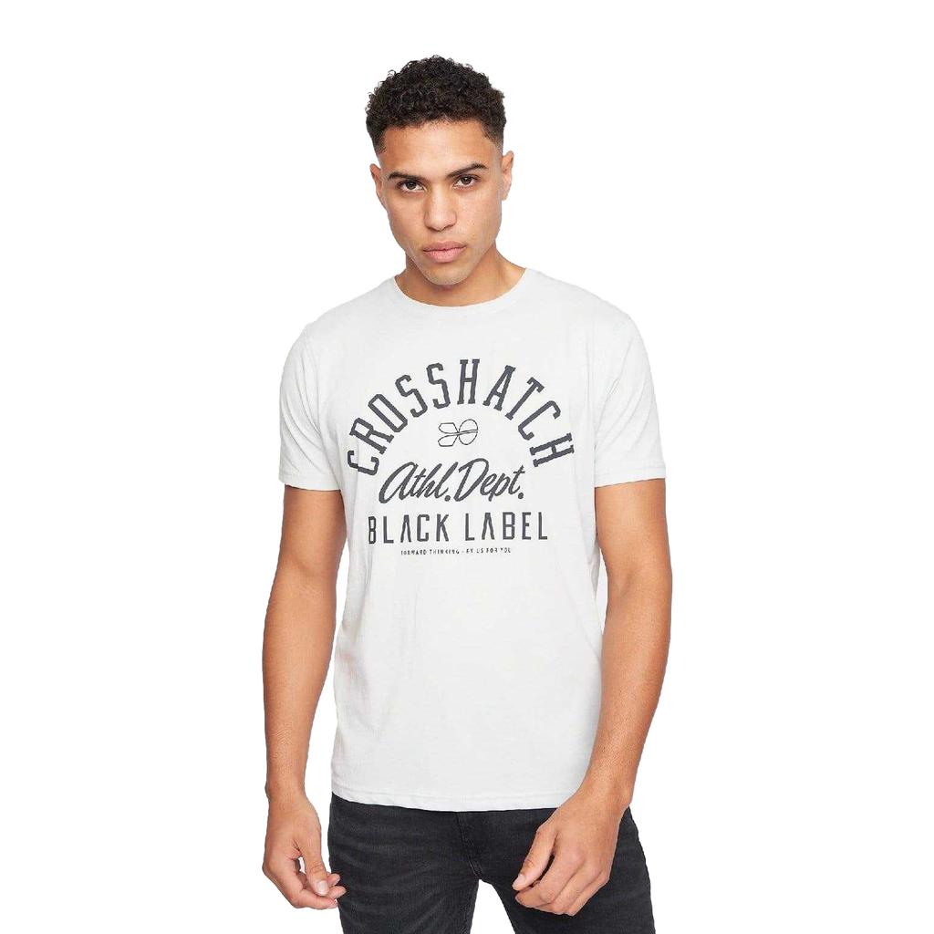 Crosshatch Mens Luckmoore Printed T-Shirt (Pack of 5)