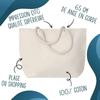 Sac de plage avec anse corde Une Retraitée Formidable Départ Retraite Collègue Cadeau Anniversaire | Grand Sac de Transport &amp; Sport