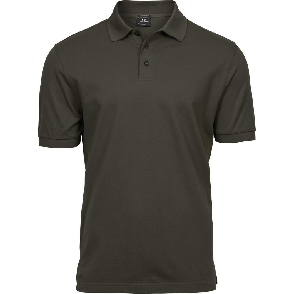 Tee Jays Mens Luxury Stretch Short Sleeve Polo Shirt