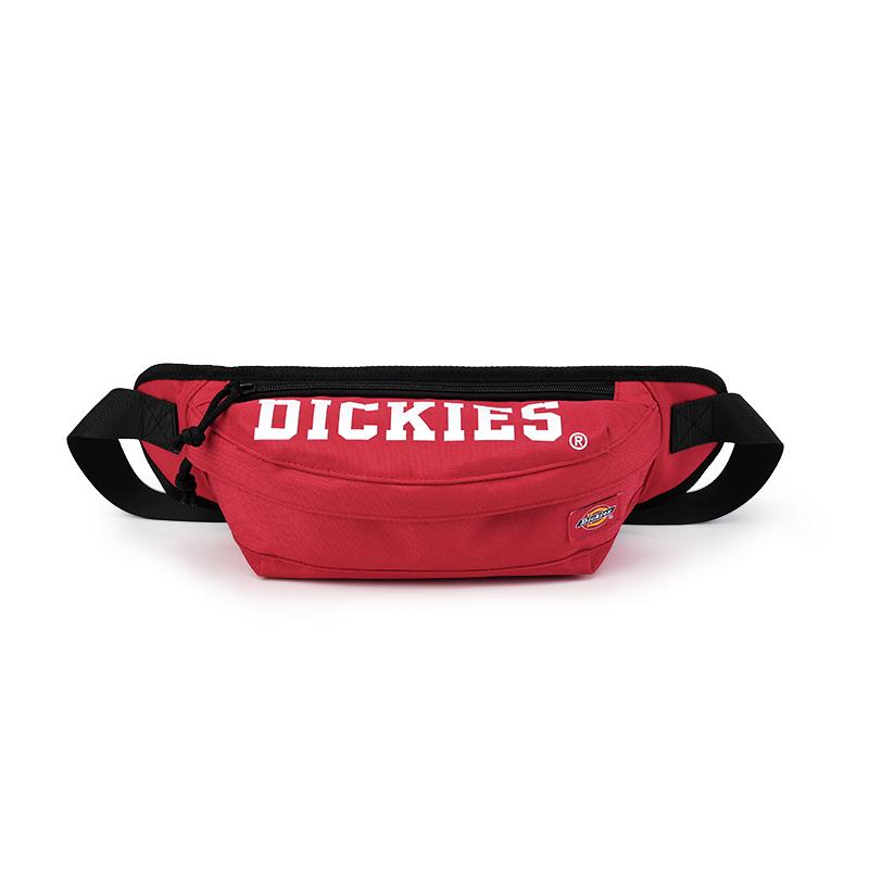 Dickies Классическая сумка-кроссбоди на молнии с принтом логотипа, унисекс, черная 173U90LBB97BK03