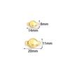 5pcs/lot Alloy Magnetic Buckles Gold Flat Round End Clasps Connectors For DIY Craft Bracelet Necklace Jewelry Making Accessories