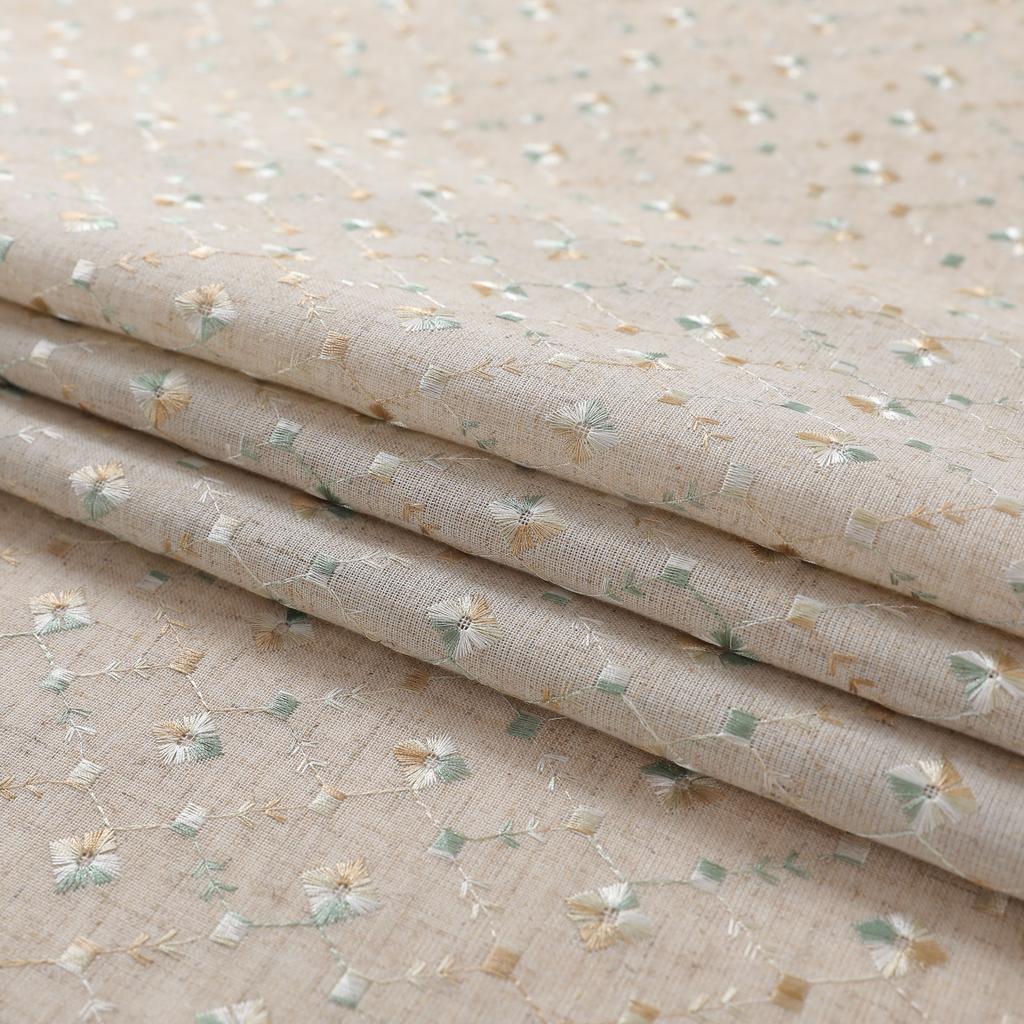 Хлопково-льняная скатерть с вышивкой в пасторальном стиле, скатерть, кружевная декоративная скатерть, журнальный столик, скатерть, скатерть