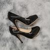 Новые женские туфли-лодочки осенние туфли с круглым носком на высоком каблуке модные сексуальные туфли на каблуке 12 см на банкетной платформе туфли-шпильки свадебные туфли для выпускного вечера больших размеров