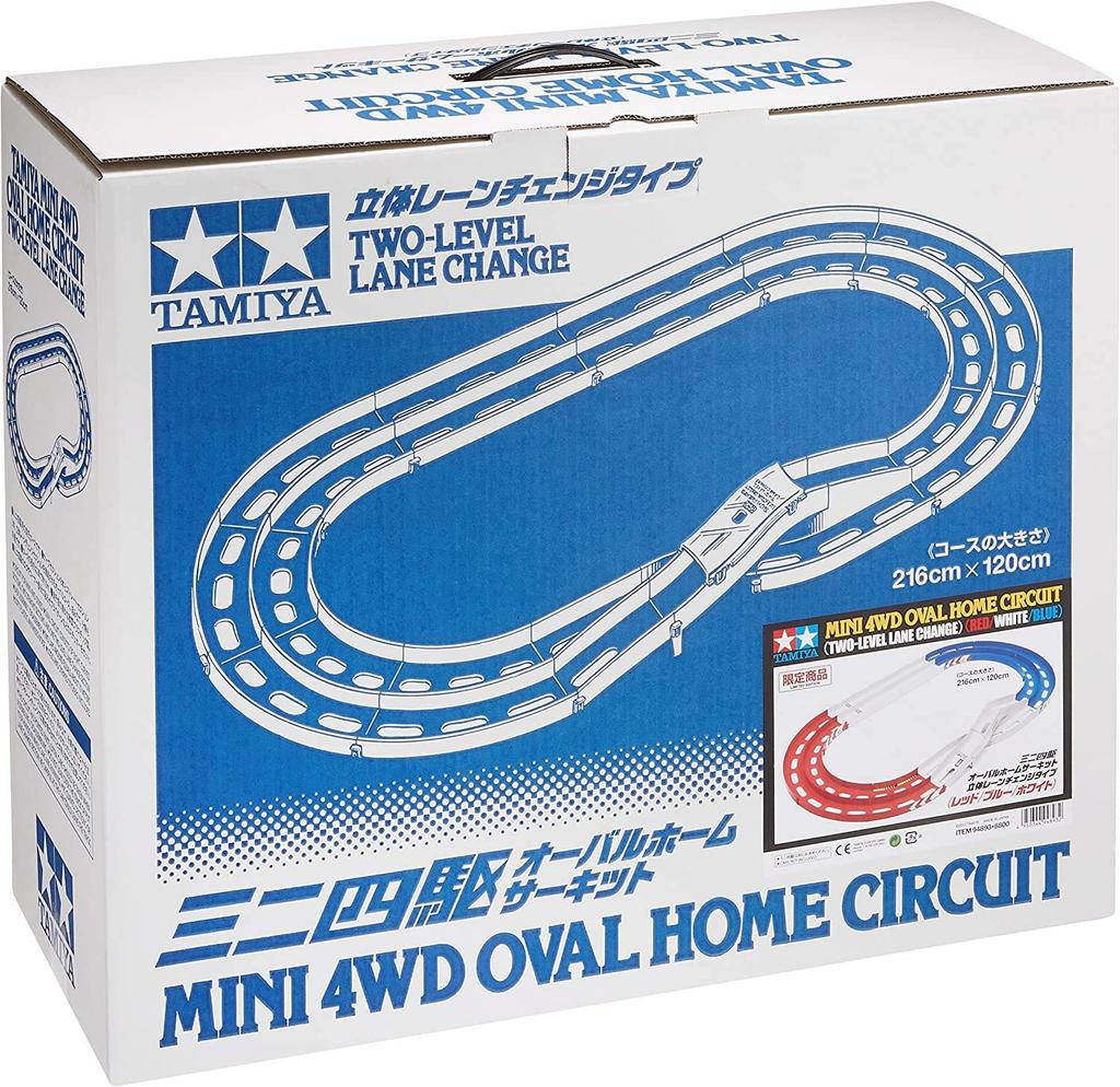 Tamiya Mini 4WD Limited Series Oval Home 3D смена полосы движения 94893 (Триколор)