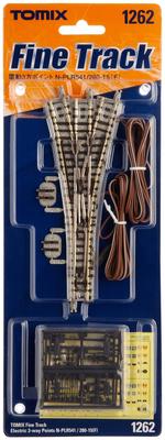 TOMIX N Gauge Electric Point F 1262 Железнодорожные модели, расходные материалы, 3-ходовой N-PLR541/280-15