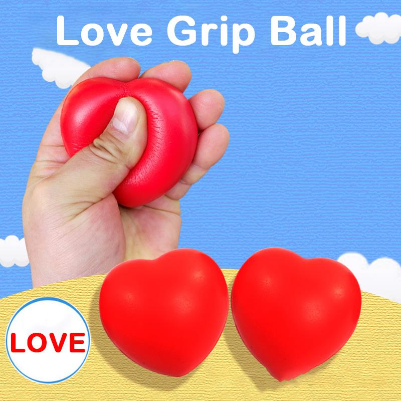 Новинка, веселая любовь, 7 см, мягкие антистрессовые мячи, игрушки, забавные, сжимающие, сердечные, игрушки для взрослых и детей, подарки для снятия стресса и давления