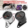 1 шт. Универсальный мотоциклетный спидометр, двухцветный светодиодный индикатор, одометр, измеритель скорости, мили для мотоцикла, горячий