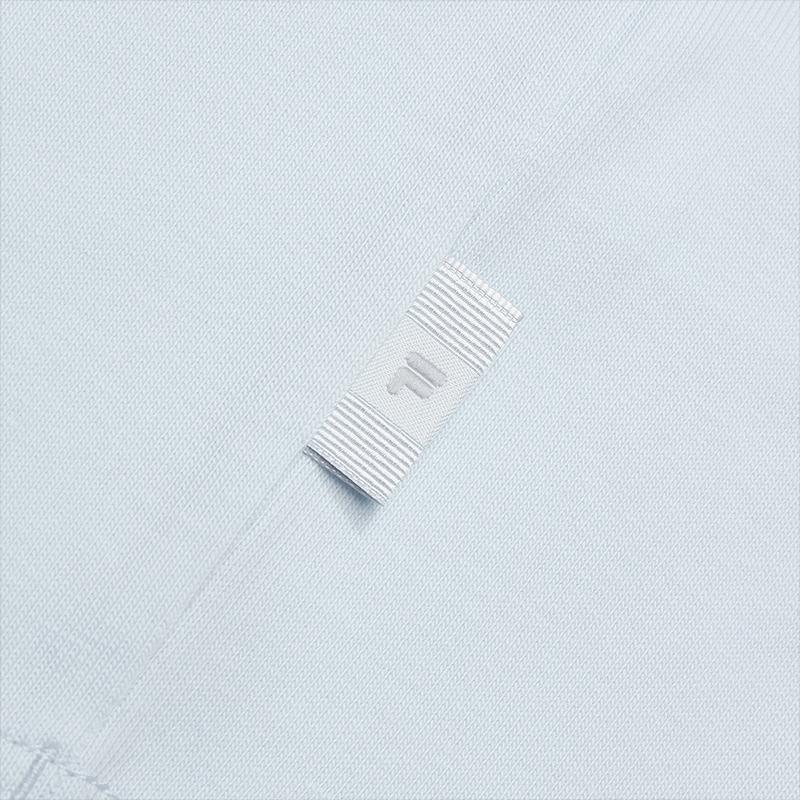 Fila Серия Milano Модная Универсальная Простая Удобная Повседневная Спортивная Трикотажная Футболка с Коротким Рукавом Мужская F11M535101F-LB