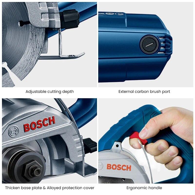 Bosch GDC 140 Машина для резки мрамора 1400 Вт Многофункциональная ручная электрическая дисковая пила для плитки, бетона, мрамора, кирпичной стены Без пильных полотен